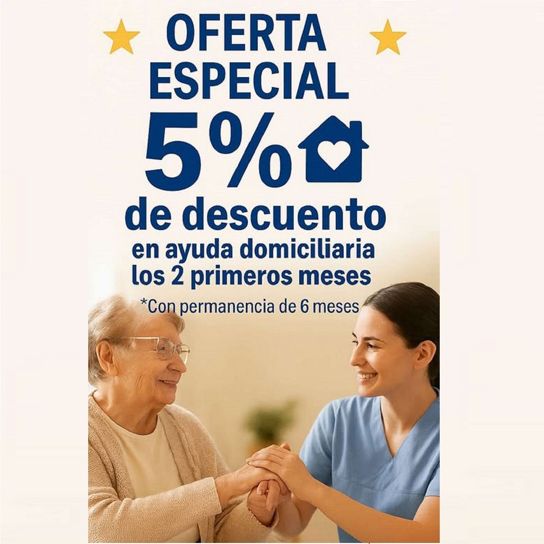 Cuidado de personas mayores a domicilio en Madrid