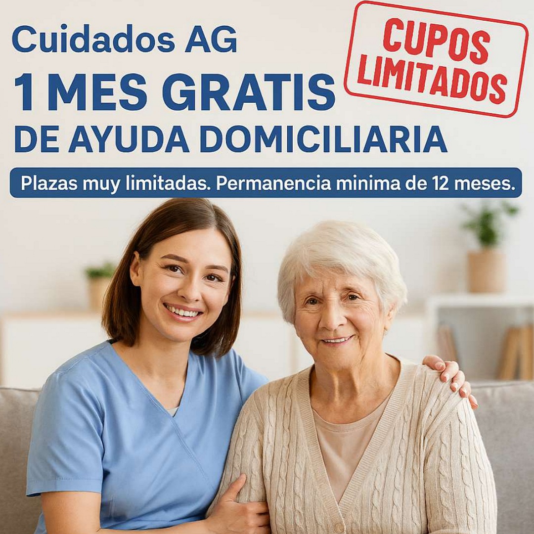 Cuidado de personas mayores a domicilio en Madrid